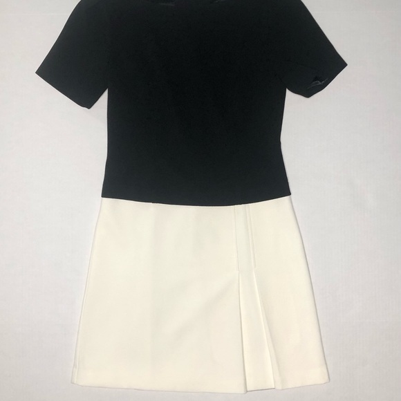 White House Black Market (WHBM) Color Block Short Sleeve Career Dress - Picture 4 of 13
